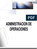 Administración de Operaciones