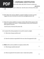 Unit 3 Inorganic Identification