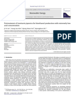 Pretreatment of Laminaria Japonica For Bioethanol Production With Extreme Low Acid Concenteration