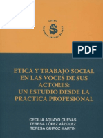 Etica y Trabajo Social en Las Voces de Sus Actores