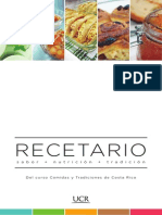 Recetario Comidas Tradicionales UCR