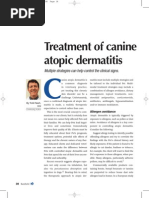 4 2 Treatment of Canine Atopic Dermatitis