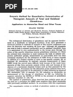 Enzymic Method For Quantitative Determination of Nanogram Amounts of Total and Oxidized Glutathione