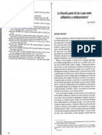 La Filosofía Penal de Las Luces Entre Utilitarismo y Retribucionismo