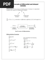 Basic Concepts of Differential and Integral Calculus