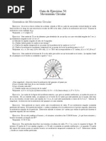 Movimiento Circular - Guía 1