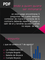 Bienvenido A Quien Quiere Ser Millonario