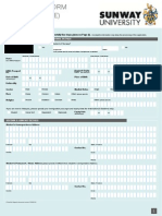 Application Form For Postgraduate