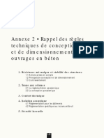 Rappel Des Règles Techniques de Conception Et de Dimensionnement Des Ouvrages en Béton