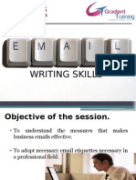 Email Writing Skills For Tcs