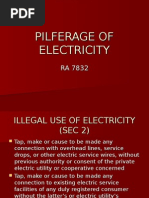 Pilferage of Electricity