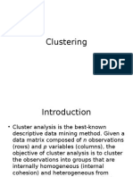 Clustering