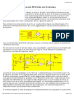 Luces Audio Rítmicas de 3 Canales