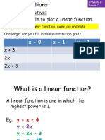 Linear Functions Yr10