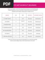 25-Min MRT Workout Chart-Beg