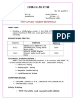 Sathik NDT Resume