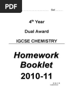 Homework Booklet (4, D)