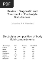 Review: Diagnostic and Treatment of Electrolyte Disturbances