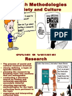 Social and Cultural Research