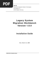 Legacy System Migration Workbench: Department Integration Solution Technologies Neurottstraße 16, 69190 Walldorf, Germany