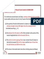 Simplified Approach For Flexural Crack Control in AS3600 2009 (Clause 8.6.1 and 9.4.1)