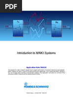 Introduction To MIMO Systems