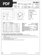 HP-30 Product Sheet Spanish PDF