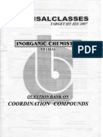 Co Ordination Compounds (Question Bank)