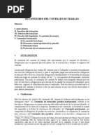 Apuntes Contenido Contrato de Trabajo