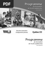 Programme de Formation de L'école Québécoise