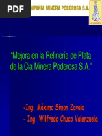 Refineria de Plata Minera Poderosa