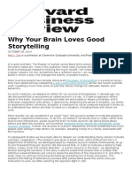 Why Your Brain Loves Good Storytelling - Article