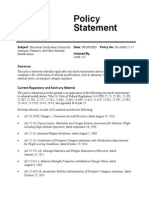 Policy Statement: Subject: Structural Certification Criteria For Date: Proposed Initiated By: Policy No: PS-ANM-25-17