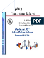 Investigating Transformer Failures