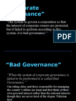 Issues of Bad Governance