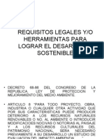 Requisitos Legales para Lograr El Desarrollo Sostenible