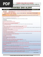 Toshiba Ehs Alert: Toshiba Thermal & Hydro Power Systems Company