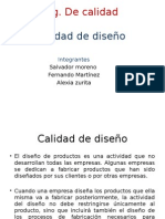 Calidad de Diseño