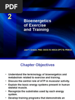 Bioenergetics of Exercise and Training