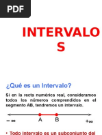 Intervalos Operaciones