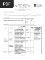 Dosificacion Anual Mat