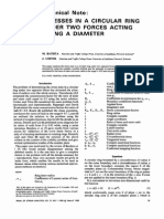 Batista - Stresses in A Circular Ring Under Two Forces Acting Along A Diameter