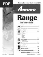 Amana Easy Touch 500