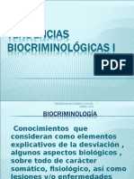  Tendencias Biocriminológicas