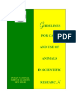 Ethical Guidelines - Animals - InSA