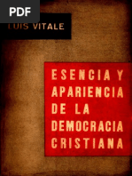 Esencia y Apariencia de La Democracia Cristiana (L. Vitale)