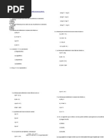 Ejercicios de Matematicas de Tercer Año de Bachillerato