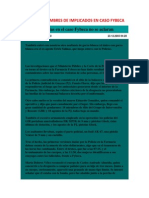 Algunos Nombres de Implicados en Caso Fybeca