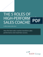 The 5 Roles of High-Performing Sales Coaches