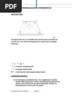 Triangulacion Topografica